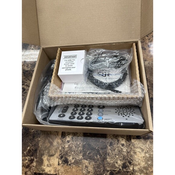 CapTel 2400isp Touch Screen Caption Telephone Ultratec NEW IN BOX - Picture 3 of 5